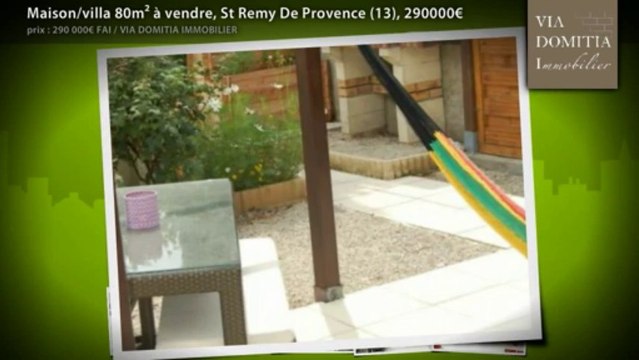 Maison/villa 80m² à vendre, St Remy De Provence (13), 290000€