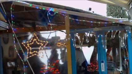 1ère chute de neige à Aspremont, hiver 2013