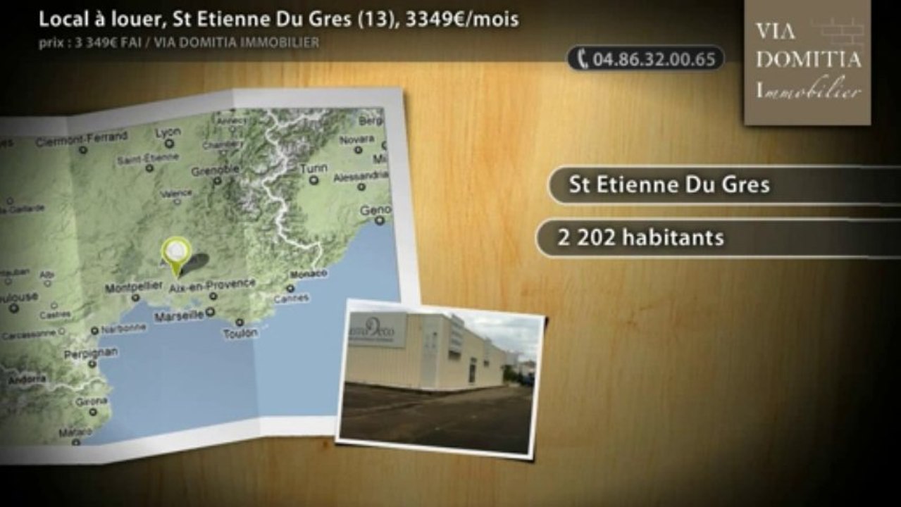 Local à louer, St Etienne Du Gres (13), 3349€/mois