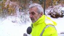 Premières neiges en Corse: Col de Vizzavona interdit aux semi-remorques