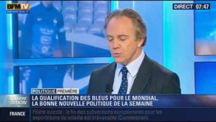 Politique Première: l'exploit des Bleus face à l'Ukraine, un événement dont l'impact dépasse le sport – 22/11