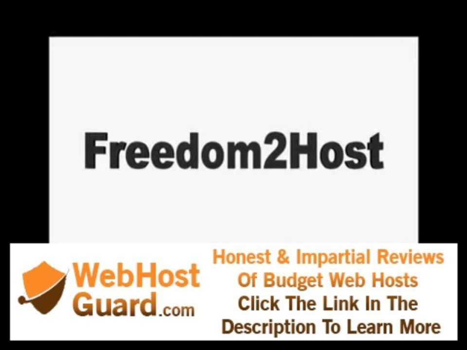 Freedom2Host Intro (Web hosting)