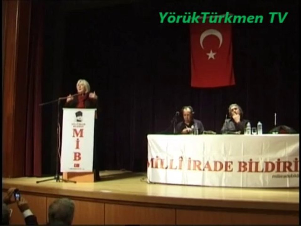 İZMİR MİLLİ İRADE İMZACILAR TOPLANTISINDA AÇILIŞ ŞEHİT ANNESİNİN KONUŞMASI 17KASIM 2013