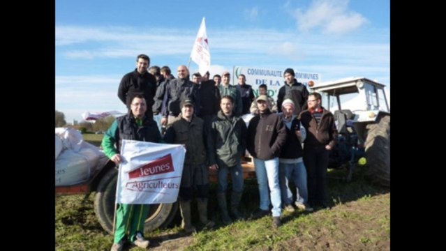 Jeunes Agriculteurs de l'Yonne : Action foncier 2013 à Villeneuve-l'Archevêque