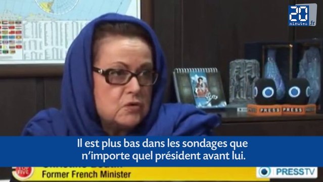 Christine Boutin voilée à la télévision iranienne