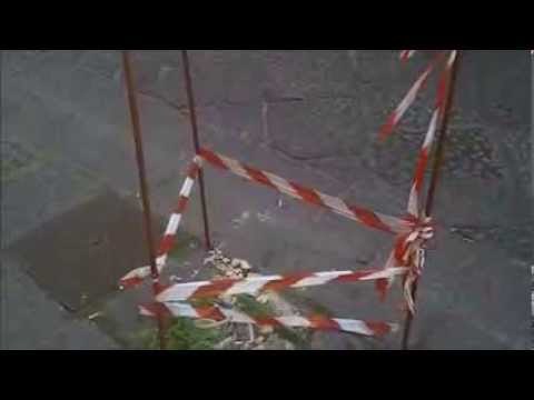 Aversa (CE) - Movida e danni alle strade: il monumento all'inefficienza (22.11.13)