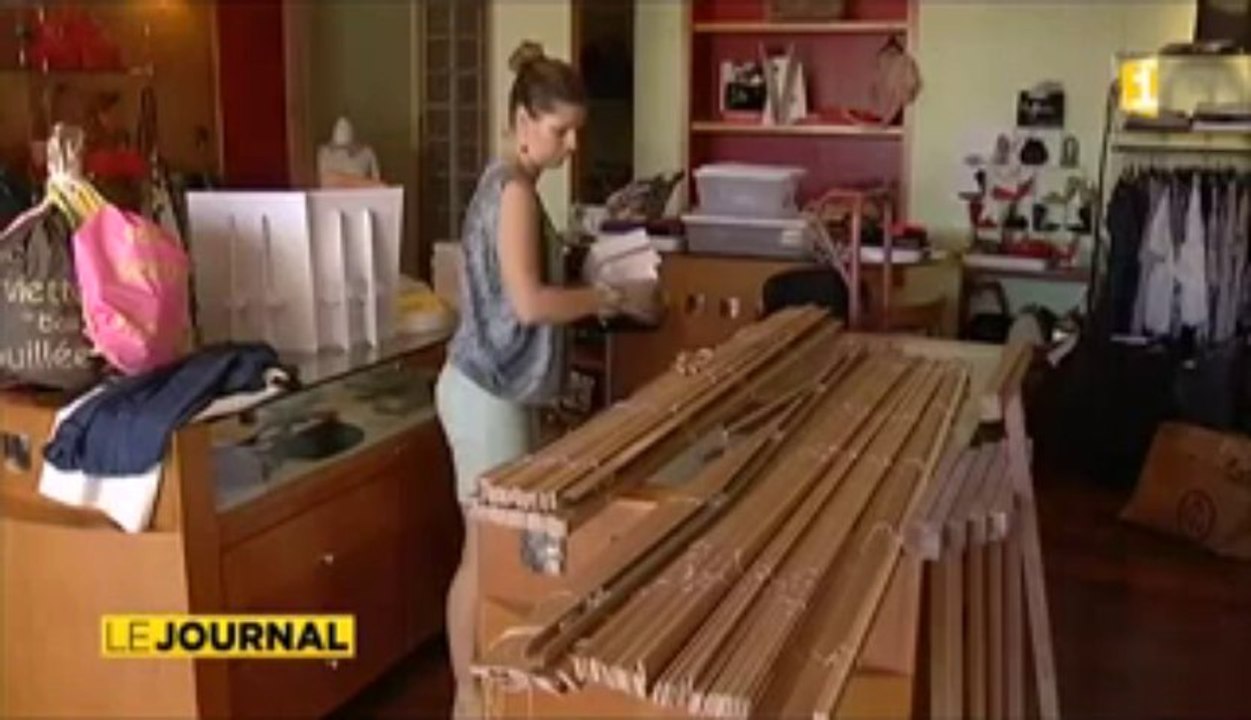 Centre ville  commerces en crise