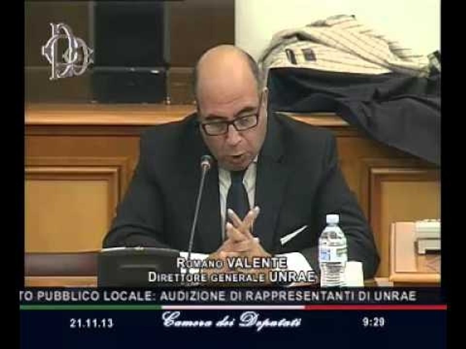 Roma - Audizione Unrae su trasporto pubblico locale (21.11.13)
