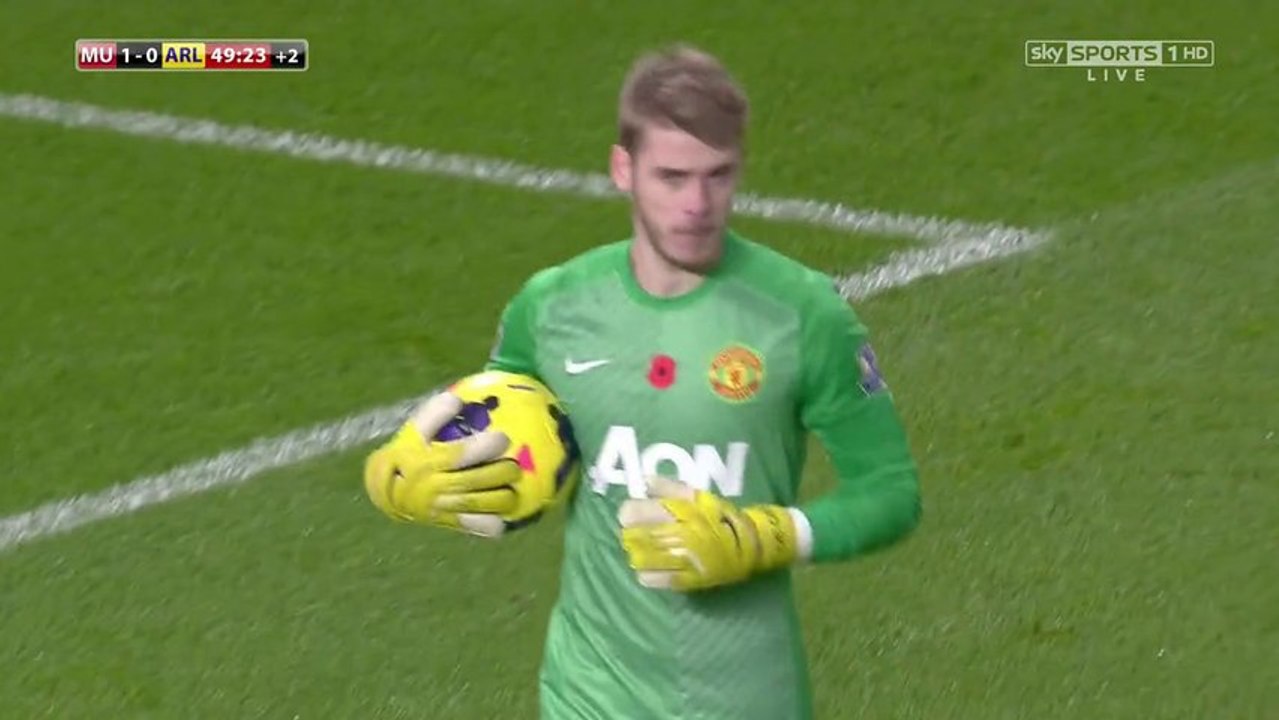 David De Gea Vs. Arsenal 13-14 [Home] [HD 720p]