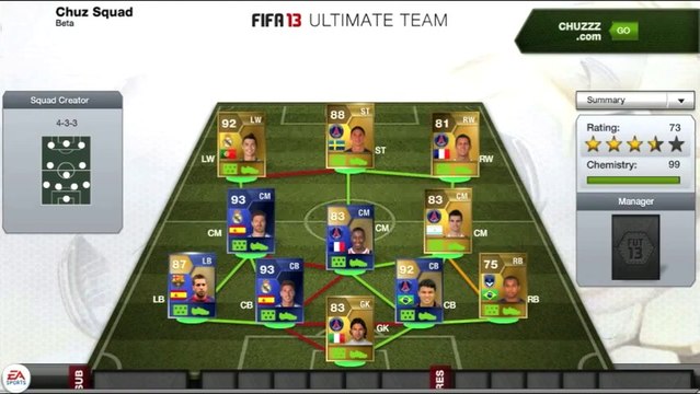 Fifa 13 Ultimate Team - Recensione Ibrahimovic + Stat in Game