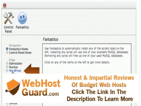 Installing scripts with Fantastico - Simple Hosting Solutions