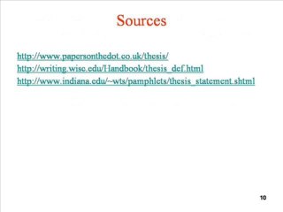 Thesis Writing Tips Online