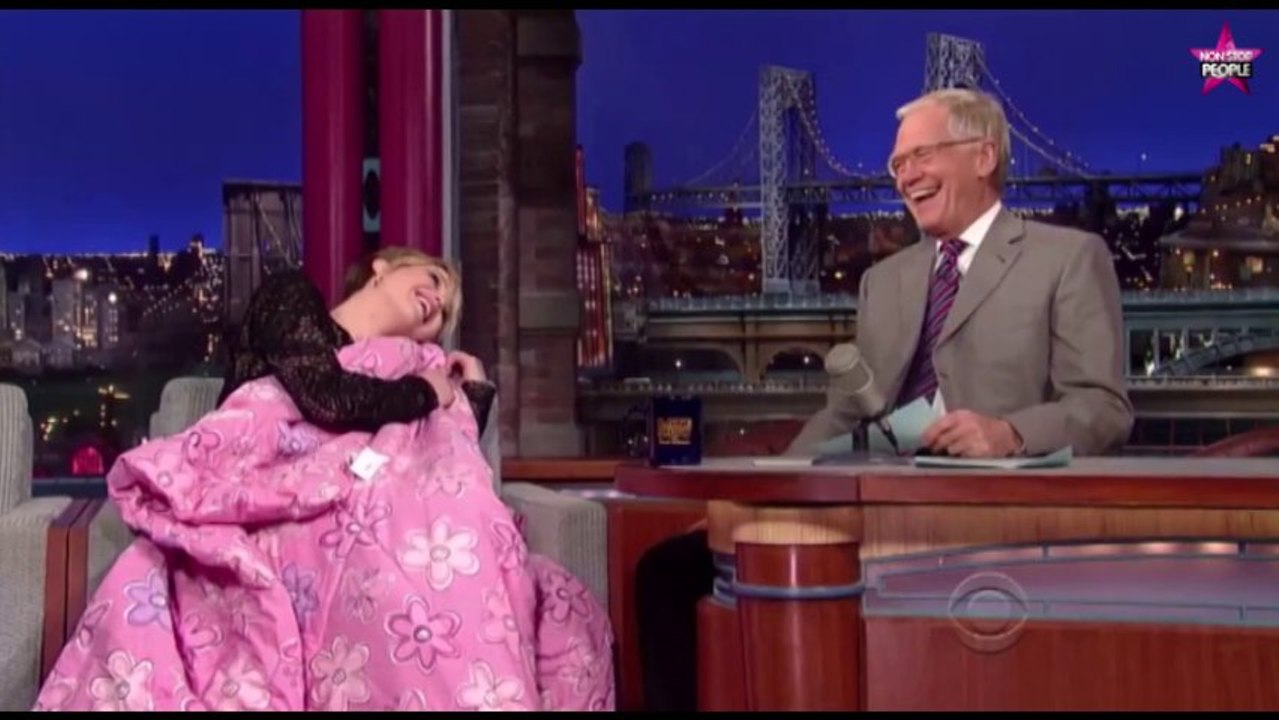 Jennifer Lawrence chez Letterman