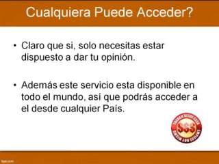 Gane Dinero llenando Encuestas Video 1