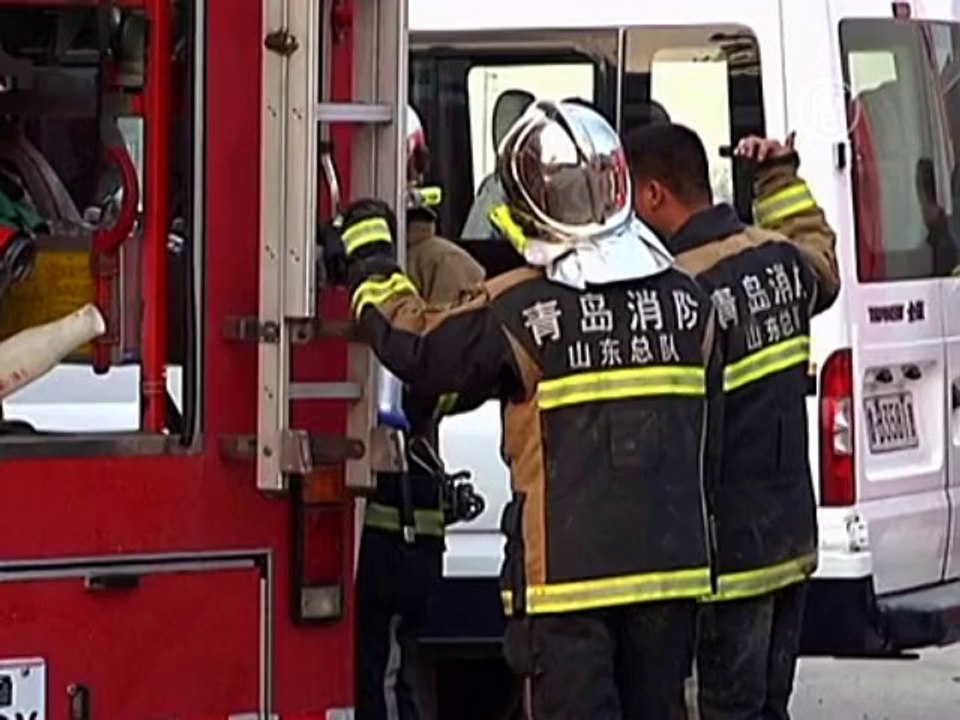 На нефтепроводе в Шаньдун прогремел взрыв