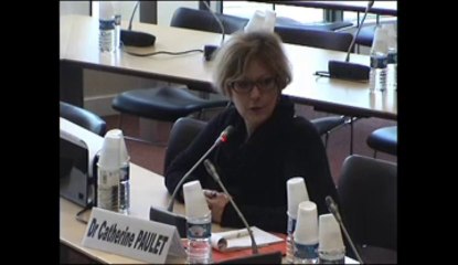 Audition de Mme Catherine Paulet, SMPR de Marseille - Jeudi 21 Février 2013