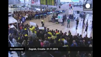 Croatie : grève à l'aéroport de Zagreb