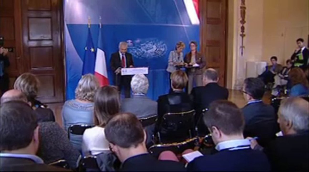 Conférence de presse de M. Claude Bartolone, président de l'Assemblée nationale - Mardi 25 Septembre 2012