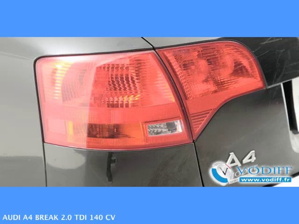 VODIFF : AUDI OCCASION ALSACE : AUDI A4 BREAK 2.0 TDI 140 CV
