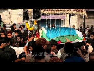 Carrying Taziya to Panja Sharif