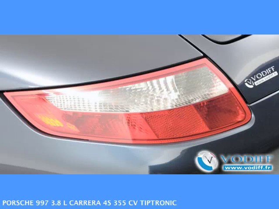 VODIFF : PORSCHE OCCASION ALSACE : PORSCHE 997 3.8 L CARRERA 4S 355 CV TIPTRONIC