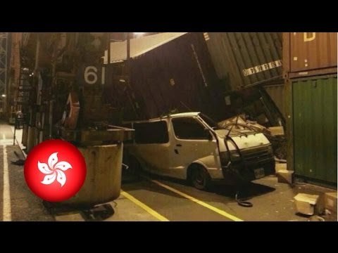 Hong Kong dock worker crushed by shipping container, dies instantly