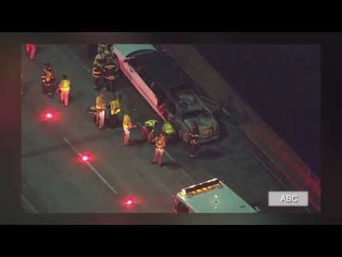 Limo driver explains fire that killed five, including new bride