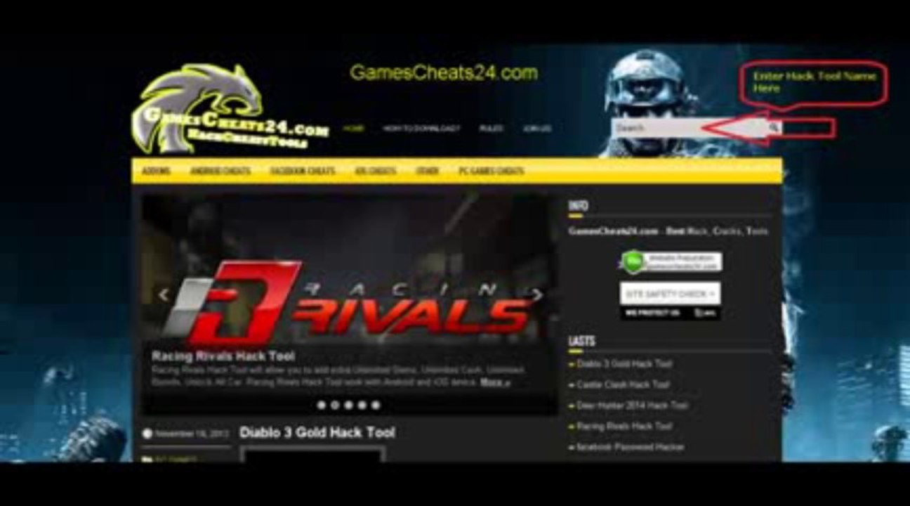 ▶ Racing Rivals Hack ' Pirater ' FREE Download - December 2013 Update