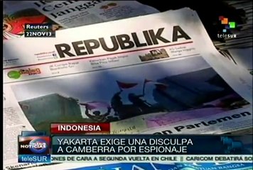 Indonesia exige una disculpa a Australia por presunto espionaje