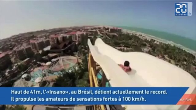 Le plus haut et le plus rapide toboggan du monde