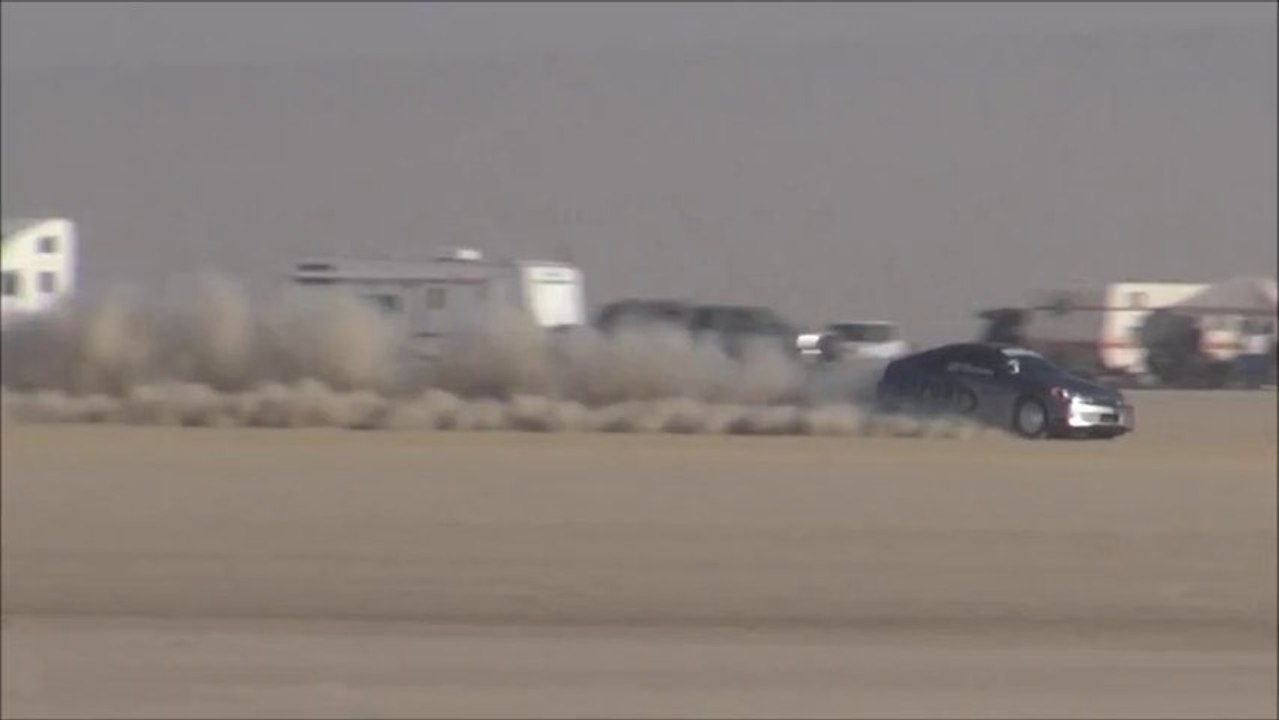 Hasport Hondata Insight car #2010 Crashes at El Mirage Nov '13