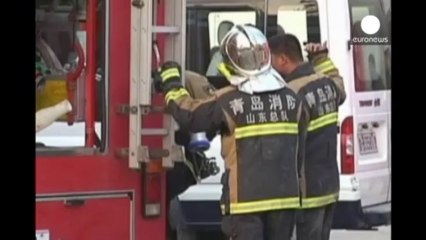 Explosion d'un oléoduc en Chine, le bilan s'alourdit