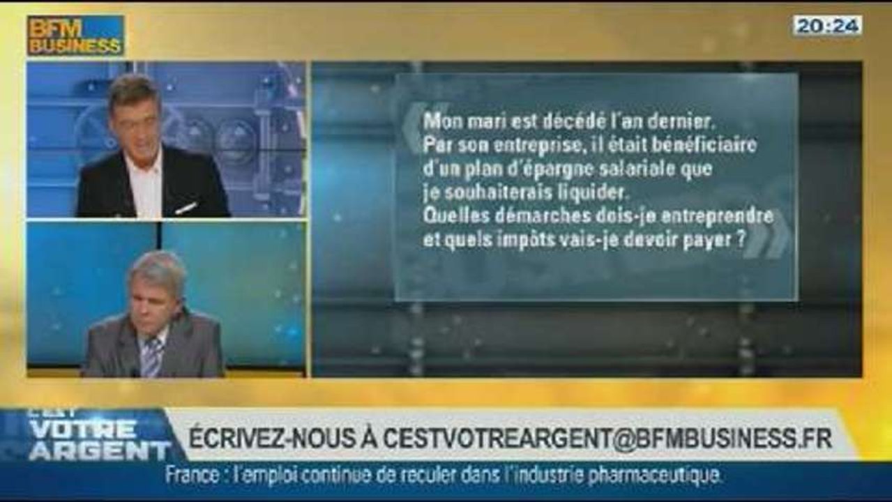 Les réponses à vos questions, dans C'est votre argent - 22/11 5/5