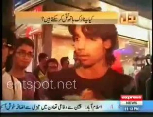 Girl Beats a boy for touching her