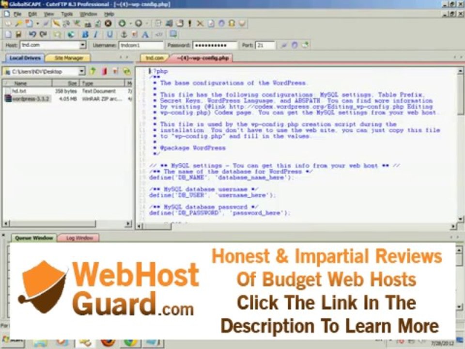 Hướng dẫn cài đặt Wordpress trên Windows Hosting Plesk 11 - TND.VN