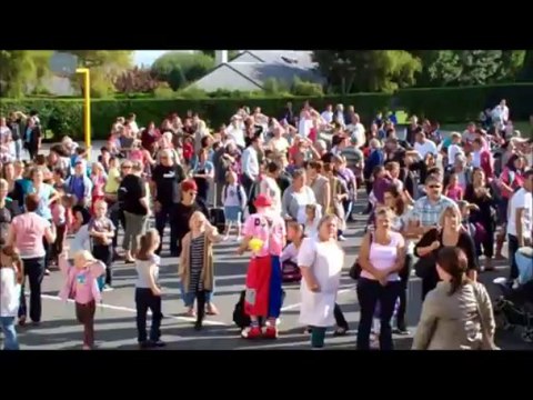 Lâcher de ballons Marius Grout