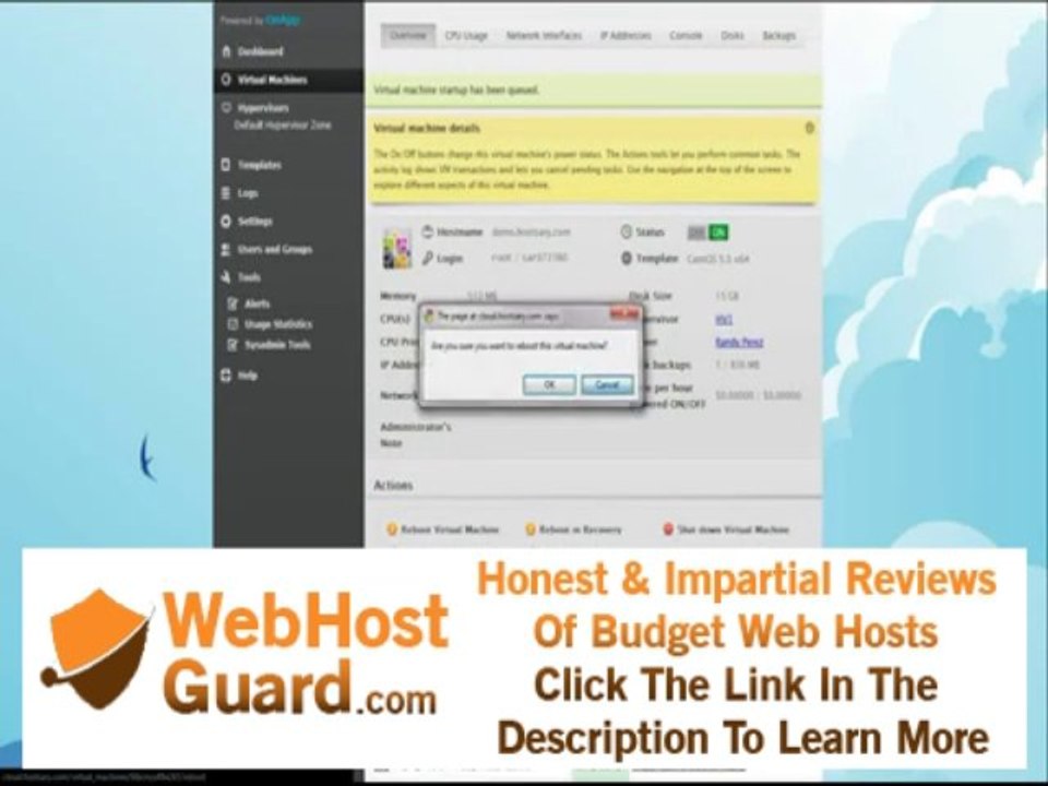 Control Panel  cloud VPS and Cloud Hosting www.hostsary.com