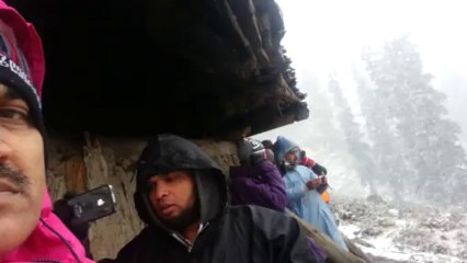 Heavy Snow Fall on Way to Musa Ka Massala
