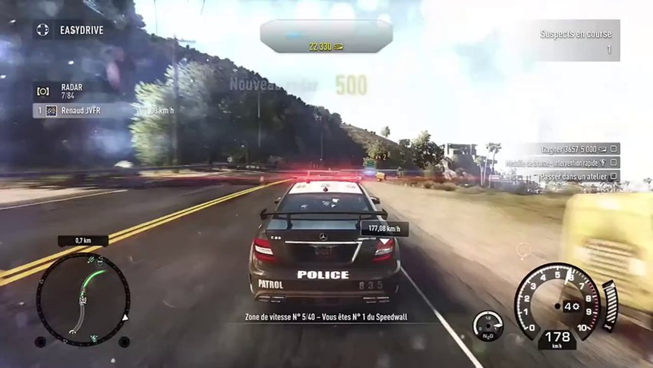 Need For Speed Rivals - Poursuite #1 sur Xbox One (flic)