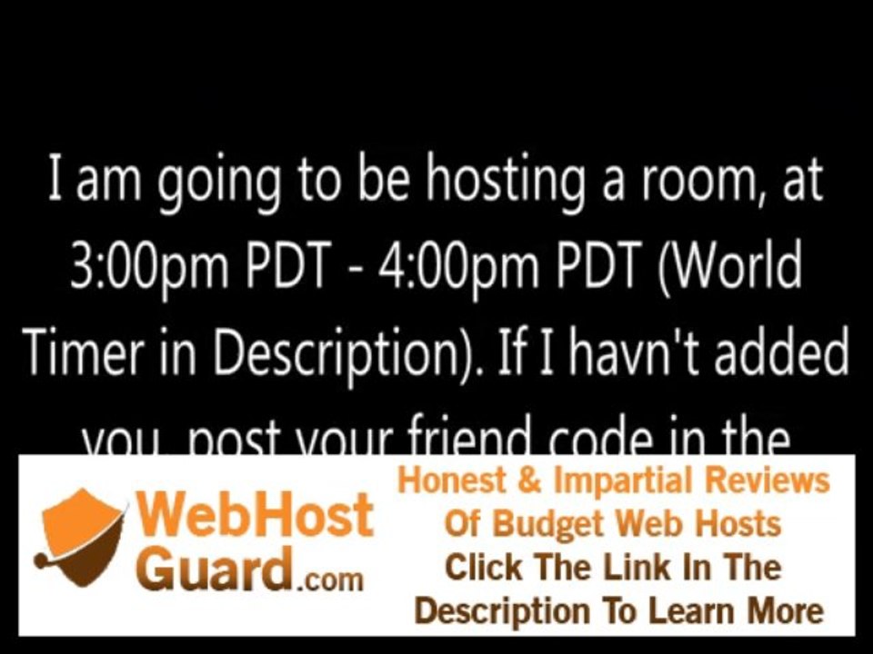 [CLOSED]Hosting A Friend Room! READ DESCRIPTION AND VIDEO!