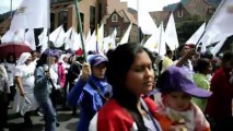 Mujeres colombianas exigen paz