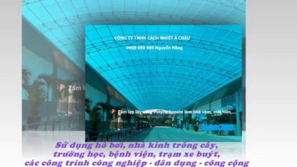 Tam lay sang Polycarbonate cao cap, tam nhua lay sang, nhac hay