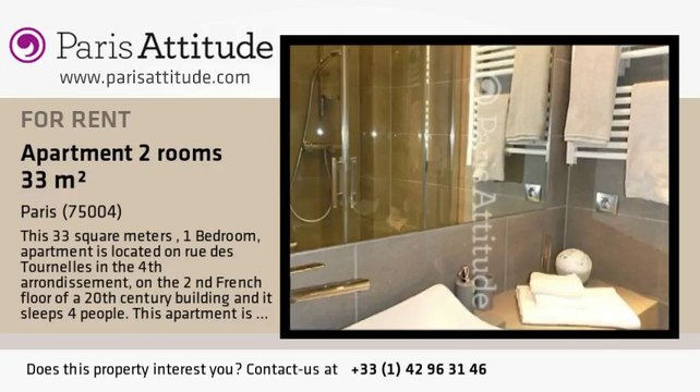 1 Bedroom Apartment for rent - Place des Vosges, Paris - Ref. 8131