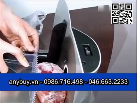 Giới thiệu máy thái thịt sống, máy thái thịt đông lạnh tại anybuy.vn