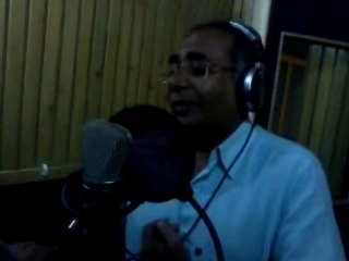 Gujarati Film-PREM KADI KOINE KARSHO NAHI-Gazal Making at Recording Studio.