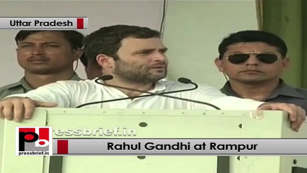 Rahul Gandhi in Rampur lauds Congress-led UPA’s Food Security Law