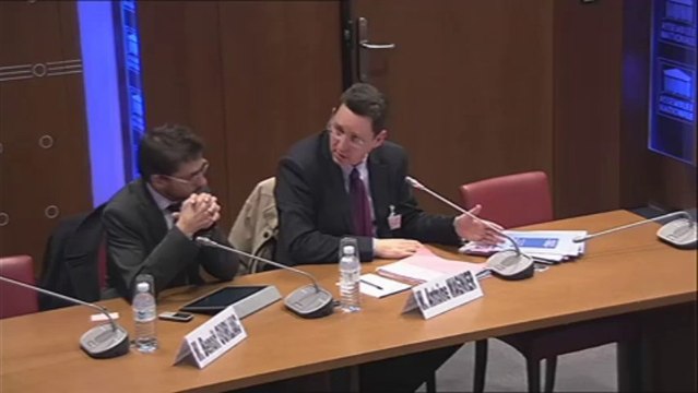 M. Antoine Magnier, directeur de l'animation au DARES, et M. Benoît Ourliac, chef de la mission d’analyse économique - Jeudi 21 Novembre 2013