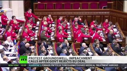 Putin_ EU pressuring & blackmailing Ukraine over trade deal suspension_(360p)