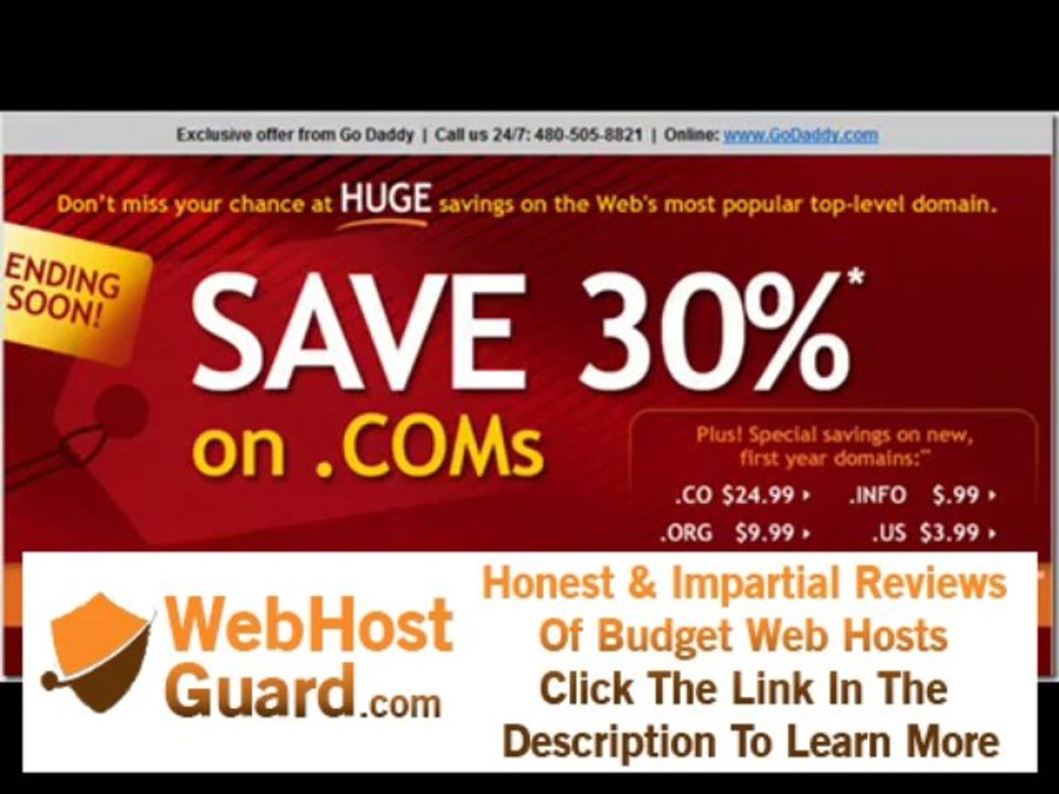 This Month Godaddy Promo Codes For New Domain, SSL Hosting Coupons