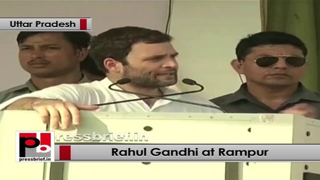 Rahul Gandhi in Rampur: Congress party wants to empower people